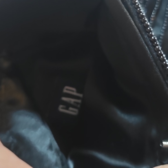 Gap Dainty SMALL Evening bag Top snap closure Little black bag Neutral Minimal - Picture 7 of 8